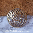 Bronze Urnesstyle Vikingbrooch, brass