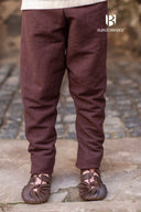 Kids Thorsberg trousers Ragnarsson, brown