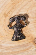 Viking Volva amulet Tissø, bronze