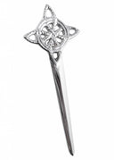 Kilt pin Celtic knot, brass