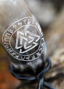 Drinking horn Valknut, 200-300 ml