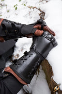 Leather gauntlet, Left Hand