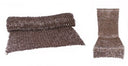 Chainmail skirt gousset, flat rings - wedge-shaped rivets, 8 mm