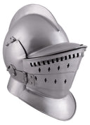 Burgonet with visor and falling buffe, 2 mm (battle-ready)