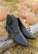 Viking shoes Jorvik with nails, black