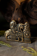 Viking Valkyrie brooch Tissø, bronze