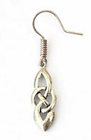 Celtic earrings Dagda, silvered bronze