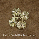 Anglo-Saxon cloak clasp Eriswell, zamak
