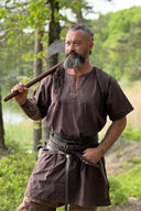 Germanic tunic Thorsberg, short, brown