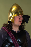 Greek Boeotian helmet, brass, 1-1.2 mm