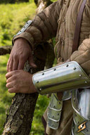 Warrior medieval bracers, forearm armour, 1 mm