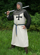 Historical Teutonic surcoat, cream