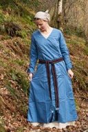 (Early) medieval dress Aldith, blue