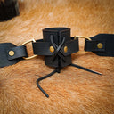 Belt with sword hanger, 204 cm, brown