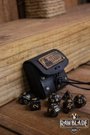 Dice bag with dice set, Dungeon Master