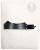 Leather crown Isidor, black