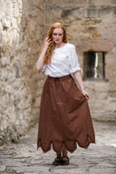 Renaissance skirt, brown