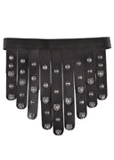 Greek leather apron belt, 132 cm