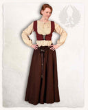 Annabelle bodice, burgundy