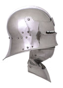 Gothic sallet (Metropolitan Museum of Art), 2 mm (battle-ready)