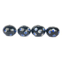 Viking glass beads, Birka, grave 324, 5 pieces