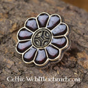 Alamanic rosete fibula, bronze