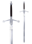 Scottish Claymore with round pommel, semi-sharp