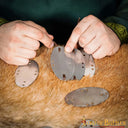 Wczesnośredniowieczna zbroja łuskowa, okrągła