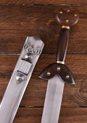 Gallic La Tène sword Marne, semi-sharp
