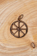 Slavic Kolovrat Amulet, bronze