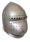 Battle-ready closed bascinet, 2 mm (battle-ready)