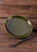15th century plate, green