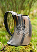 Horn drinking mug Sleipnir, 650-1000 ml