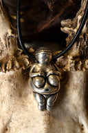 Amulet Mother Goddess Willendorf, silvered