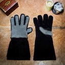 Chain mail gloves, unriveted round rings