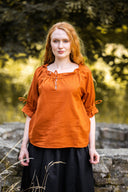 Baroque blouse Julia ocher