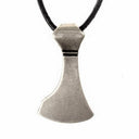 Viking beard jewel, silvered, zamak