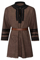 Medieval tunic Halfdan, medieval, brown