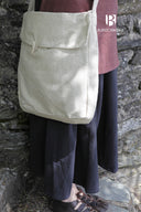 Medieval bag Ehwaz, natural