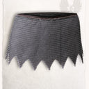 Richard chainmail skirt gousset, mild steel, butted, 8 mm