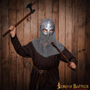 Viking spectacle helmet with chainmail, 1.6 mm