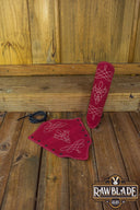 Vryla premium bracers, forearm guards, red