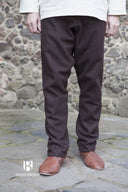 Thorsberg trousers Fenris, wool blend, brown