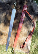 Celtic anthropomorphic sword, semi-sharp