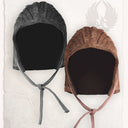 Arming cap gambeson Leopold leather black
