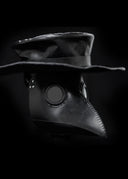 Pest doctor set, black