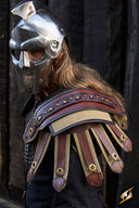 Roman Pauldrons, Pair, LARP