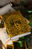Leather book Celtic tree of life