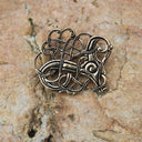 Viking brooch Lindholm Høje, bronze