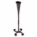 Forged candlestick 'Morgaine', medieval, iron